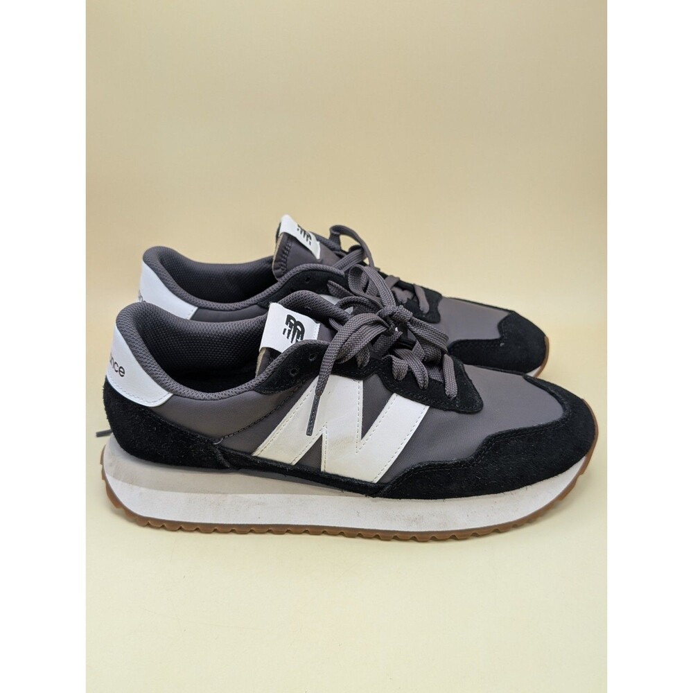 New Balance 237 v1 Black Magnet Grey Gym Running Sneakers Men Size 8.5 Women 10